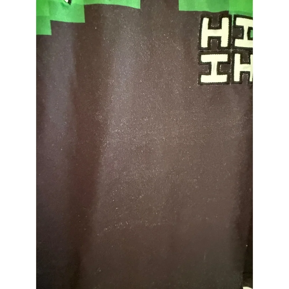 Hawaiis Finest Kids Basketball Jersey Black Rainbow Pixel Gradient Size M